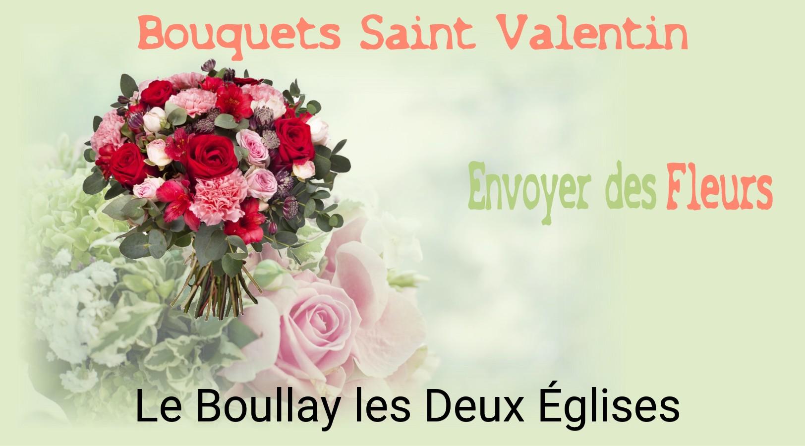 Roses de Saint-Valentin livrées à Le Boullay-les-Deux-Églises